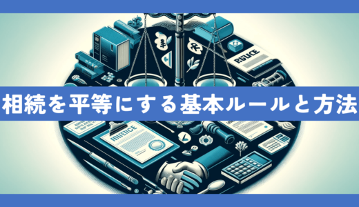 相続を平等にするための基本ルールと実践的な7つの方法について専門家が徹底解説